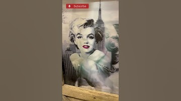 3D Art : Marilyn Monroe (actress/model)  #3DArt #shorts