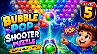Bubble Pop ! Shooter Puzzle level No 5 screenshot 3