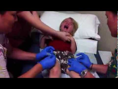 Jacob gets 6 vaccination shots at once! Ouch!!