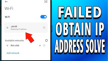Fix Wi-Fi Stuck on Obtaining IP Address Problem in Android | Failed to Obtain IP Address Solve