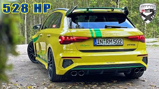 528HP AUDI S3 Clubsport 8Y MTM REVIEW on AUTOBAHN - Better than RS3!?