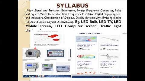 ELECTRONIC MEASUREMENT AND INSTRUMENTATION,  lecture 2 syllabus discussion