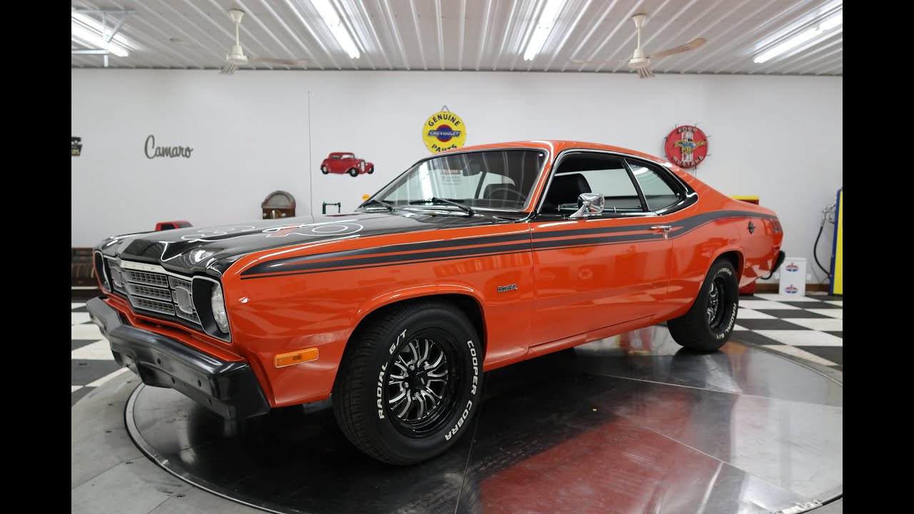 1974 Plymouth duster for sale at Kinion Classic Cars - YouTube