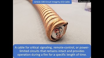 100 Days of Article 100: Circuit Integrity Cable and Electrical Circuit Protective System
