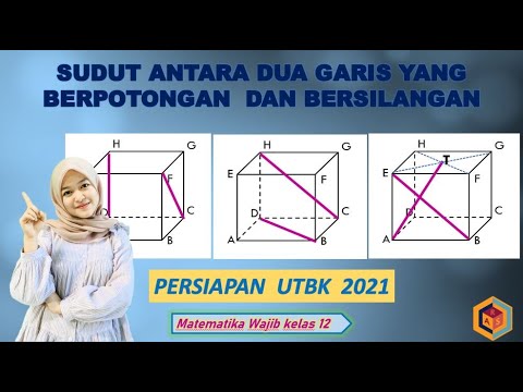 Video: Cara Menentukan Sudut Antara Dua Garis Lurus Straight