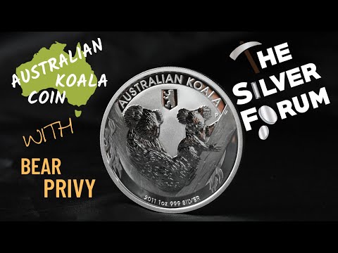 2011 1oz Perth Mint Australian Koala Silver Coin - Berlin Fair Privy Mark