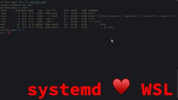 Switch to systemd in a WSL distro