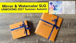 Unboxing Louis Vuitton Mirror Mirror &amp; Watercolor SLG Summer Autumn 2021 Double LV