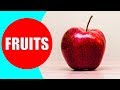 FRUITS for Kids to Learn - Fruit Names for Children, Toddlers, Preschoolers in English