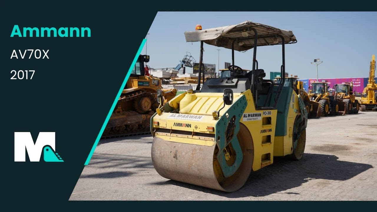 Ammann AV70X Articulated Tandem Roller | 2017