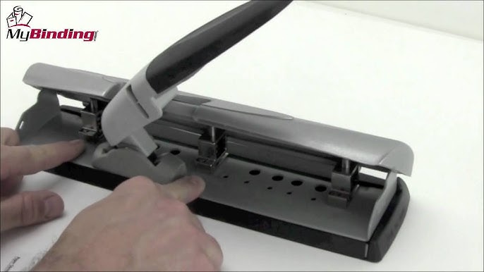 How to punch 6 holes for your filofax paper with a two hole puncher 