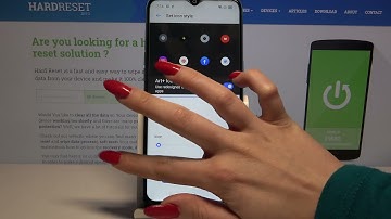 Choose Icon Size / Open Display Features - REALME C3i
