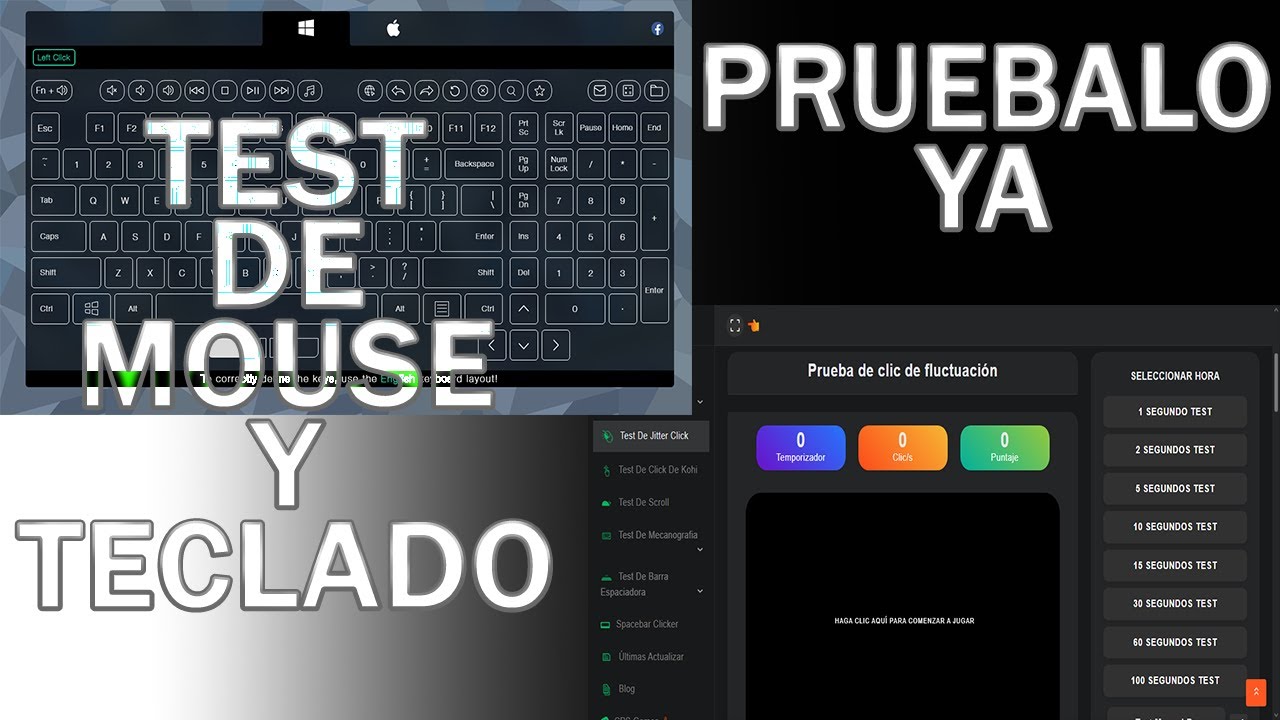 Test De Teclado Y Mouse YouTube Test de teclado y mouse youtube