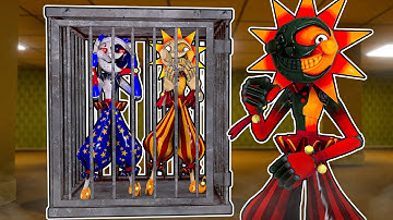 Eclipse TRAPPED Sun and Moon in The BACKROOMS! in VRCHAT