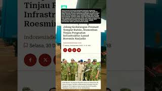 Jelang Kedatangan Jet Tempur Rafale Wamenhan Tinjau Kesiapan Lanud Roesmin Nurjadin