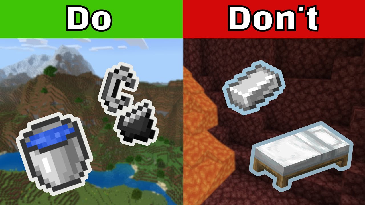 Minecraft TIPS for better Survival | Tutorials - YouTube