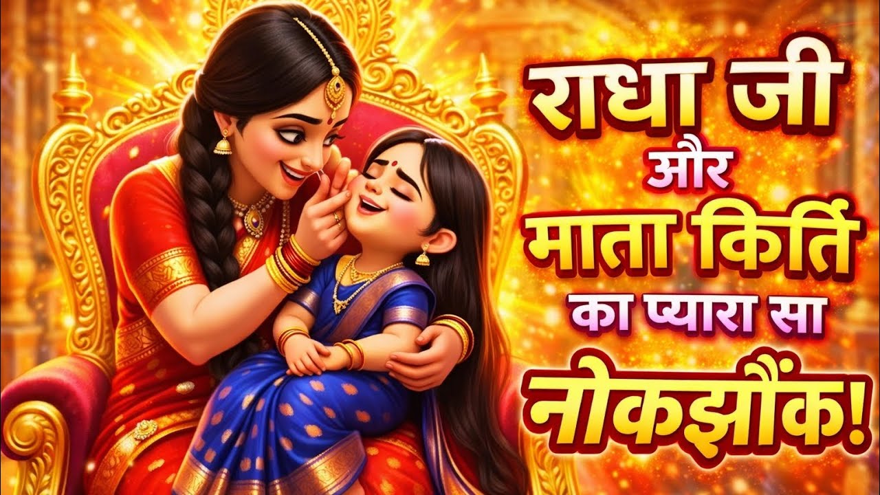  ​Radha Rani ki Pyari Nok-Jhonk! | Maiya Kirti aur Ladli Ji ki Meethi Baatein 🌸✨ #billokidds #radha 