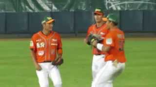 20140801 統一外野慶祝舞(朱元勤、羅國龍、劉芙豪)