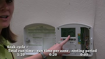 Programming a digital timer for a indexing valve