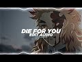 Die for you  the weekndedit audio