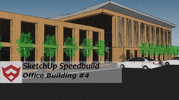 SketchUp Speedbuild - Office building #4