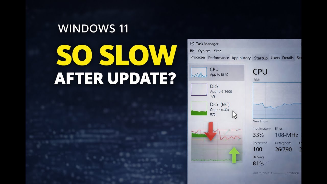 Windows 11 Suddenly Slow After Update? Fix This (2026)