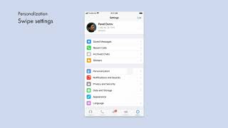 Personalization Settings | Archive | Telegram app by prodlenka screenshot 5