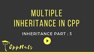 Multiple Inheritance In C++