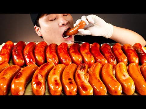 Today's mukbang is spicy sausage & sausage. I'll eat deliciously.