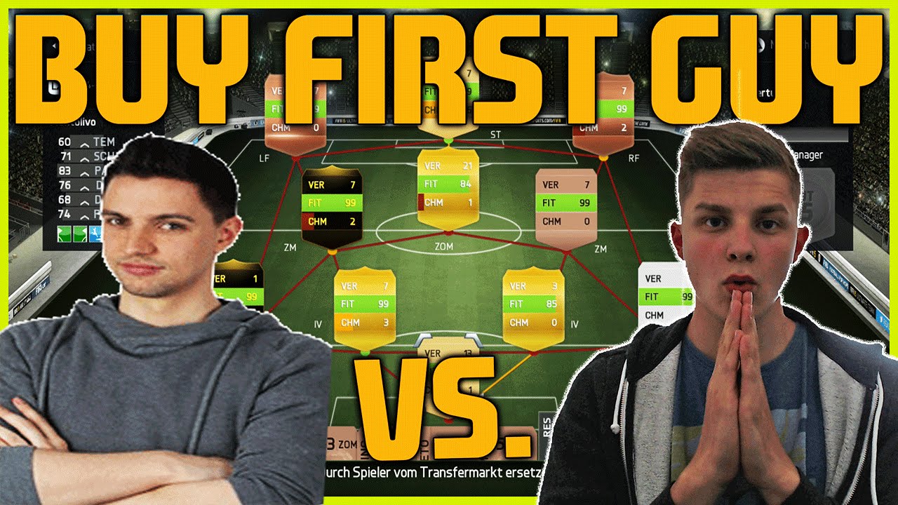FIFA 15: BUY FIRST GUY CHALLENGE DEUTSCH - ZOCKERDUDES vs. FIFA GAMING - ULTIMATE TEAM