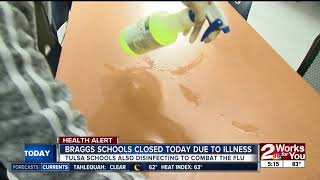 Braggs schools closed Monday due to illness
