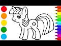 How To Draw a Cute Horse | Easy Step By Step Tutorial