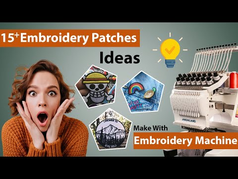 15+ Embroidery Patches Ideas | Make With Embroidery Machine | Zdigitizing |