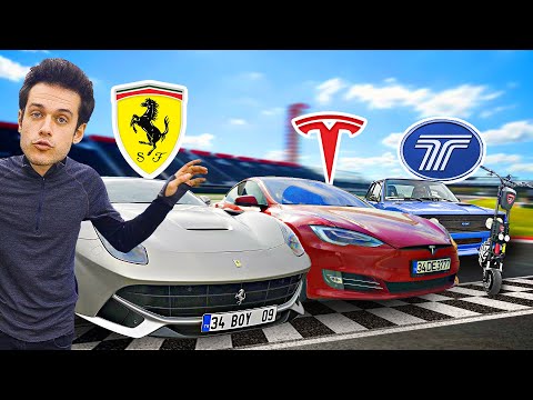 FERRARİ vs. TESLA vs. TOFAŞ vs. SCOOTER