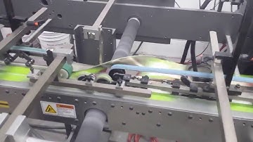 Folding Cartons on our Kluge Omnifold Folder Gluer