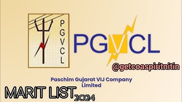 01st Provisional Merit list|pgvcl marit list 2024|pgvcl|pgvcl vs exam 2024
