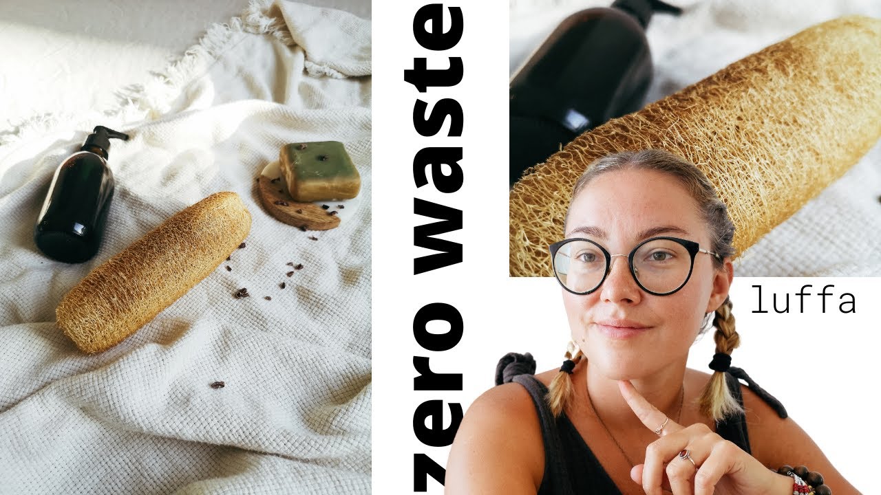 Kuchnia zero waste | Luffa - naturalna gąbka do naczyń