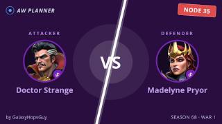 S68 War 1: Doctor Strange vs 35 Madelyne Pryor