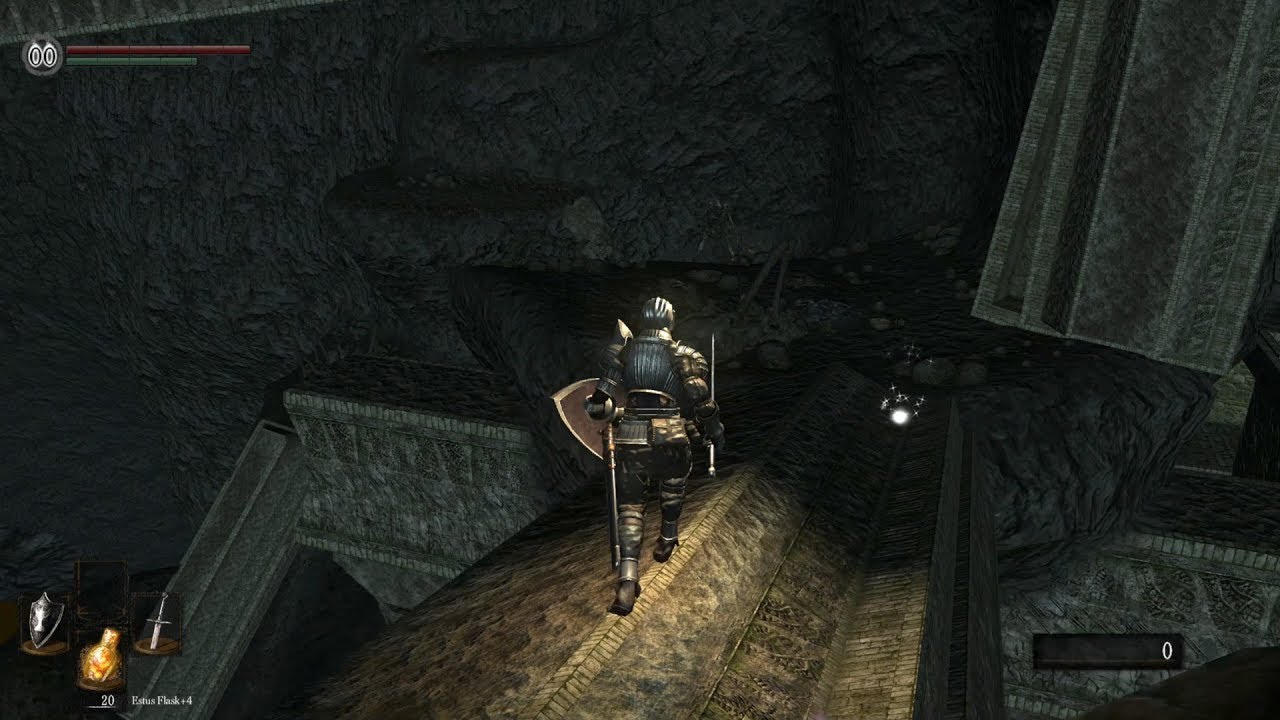 dark souls how to see in the tomb of giants