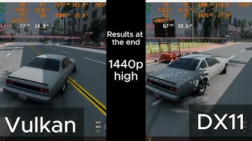 BeamNG drive Vulkan vs DX11