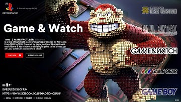 Retrostation 14K Game List Part 11 of 36, Game & Watch