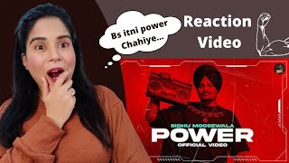 Reaction on Power by Sidhu Moose Wala | The Kidd | Moosetape