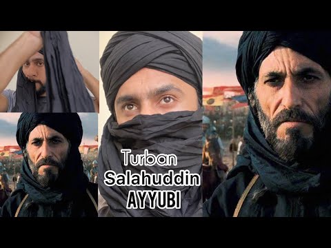 How To Tie Salahuddin Ayyubi Turban || Imamah Turban Tutorial || Majid shah