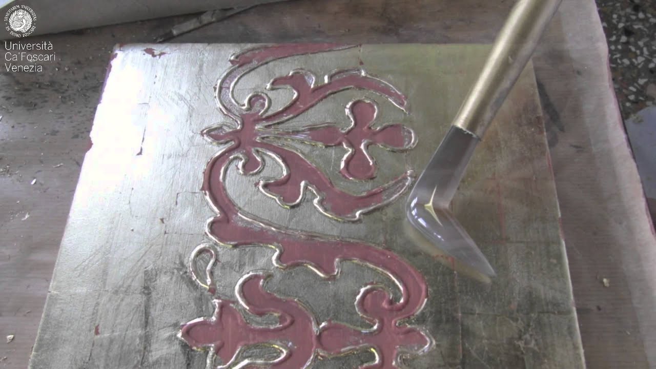 Non E Tutto Oro Laboratorio Sulla Tecnica Di Doratura A Guazzo Youtube