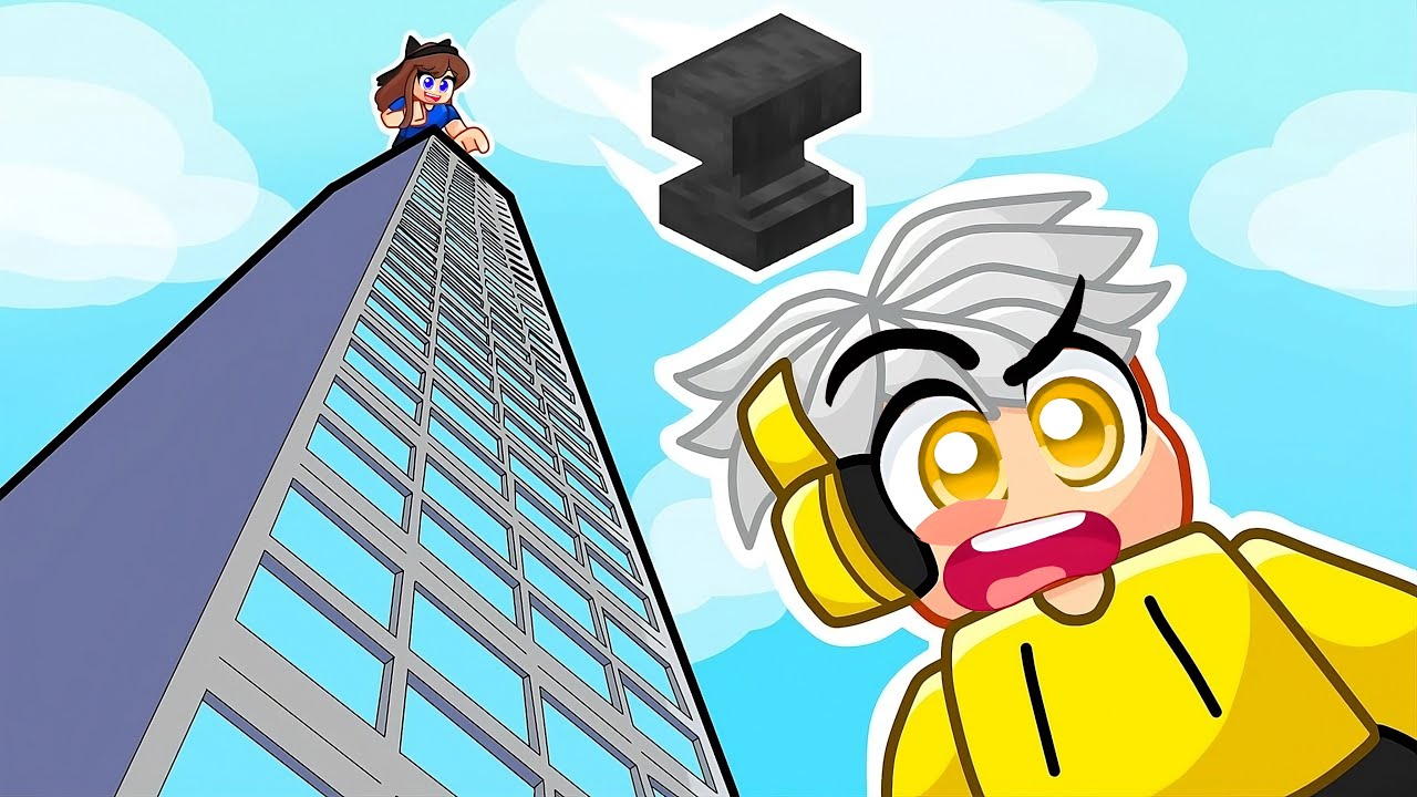 LANCIO OGGETTI da un PALAZZO per SOLDI su Roblox!