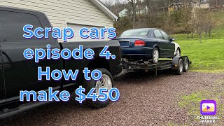 Scrap cars episode 4. You cannot make easier money. DIY. #3gg #scrap #money