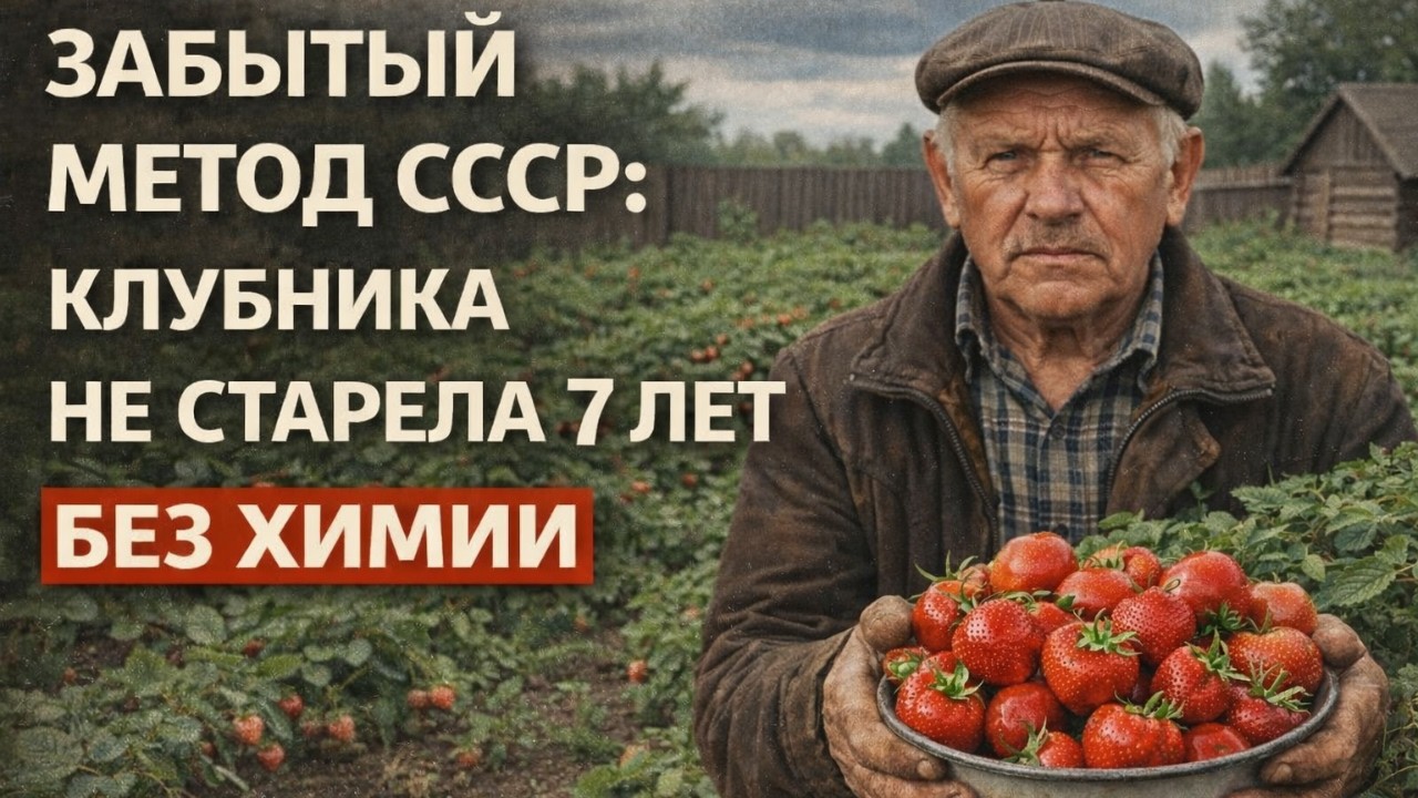 Забытый способ СССР: как продлевали урожай клубники до 7 лет