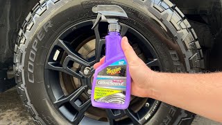 Meguiar's Hybrid Ceramic Tire Shine: Review, Demonstration and Torture Test