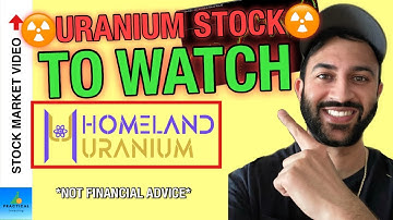☢️ Uranium Stock to Research! 💥 Updates Announced!! 💥Homeland Uranium Corp