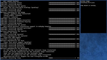 Arch Linux installation recording to kernel 5.5.13-arch2-1 (core)